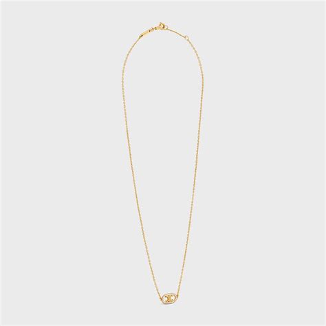 celine maillon triomphe necklace|MAILLON TRIOMPHE NECKLACE IN YELLOW GOLD .